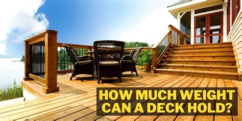 Can a deck hold 2000 pounds?